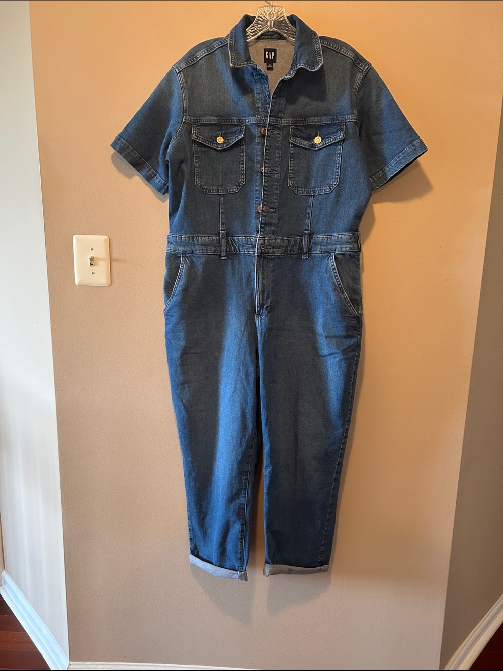 Gap Indigo Denim Jumpsuit - Blue NWT